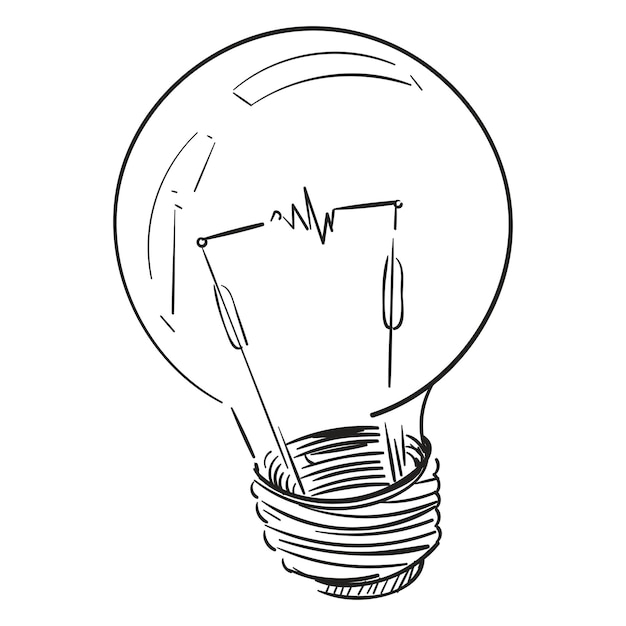 Png gloeilamp illustratie element doorzichtige achtergrond