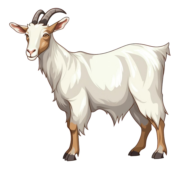 Photo png goat livestock cartoon animal
