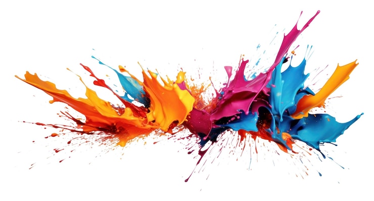 Foto png graffiti kunst met witte achtergrond