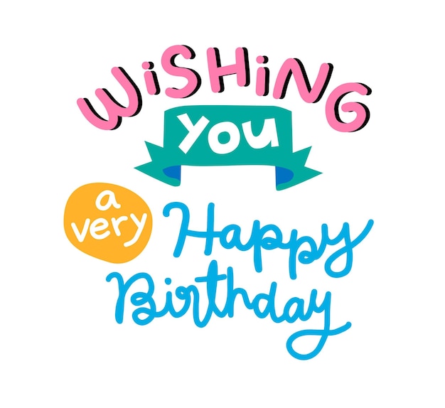 Png 생일 축하 메시지 캘리그라피