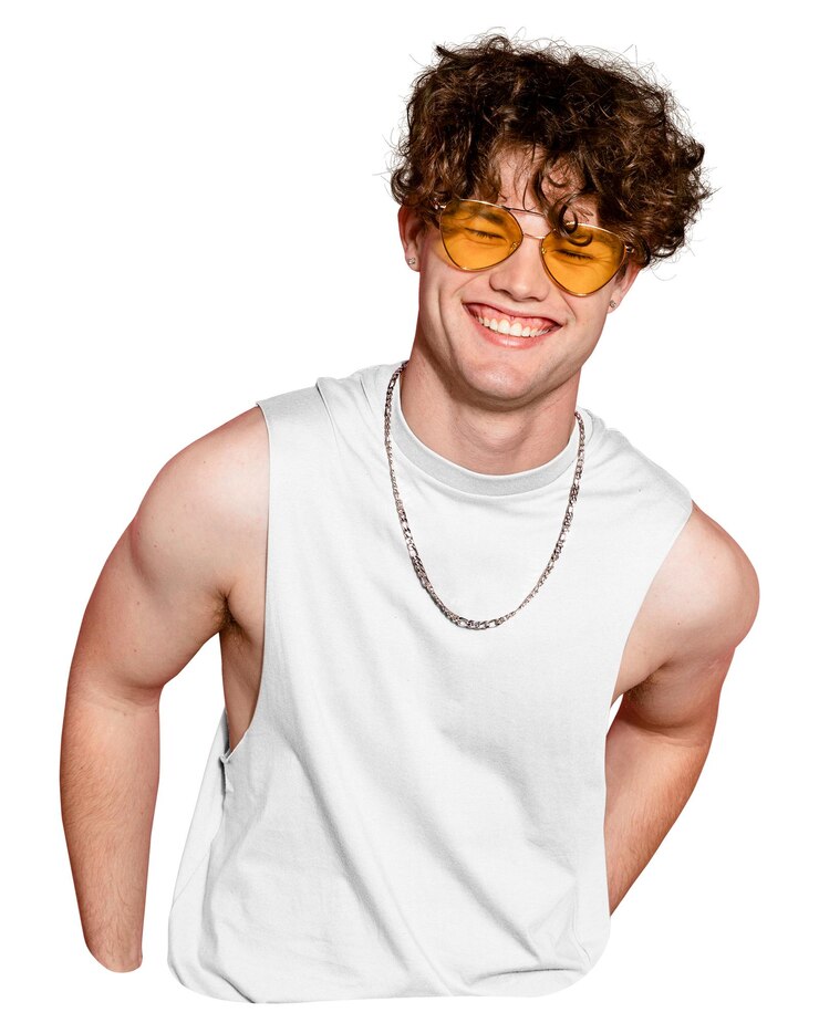 Photo png happy teenager sticker transparent background