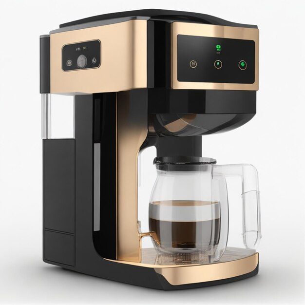 Photo png image of a hightech coffee maker with a transparent background