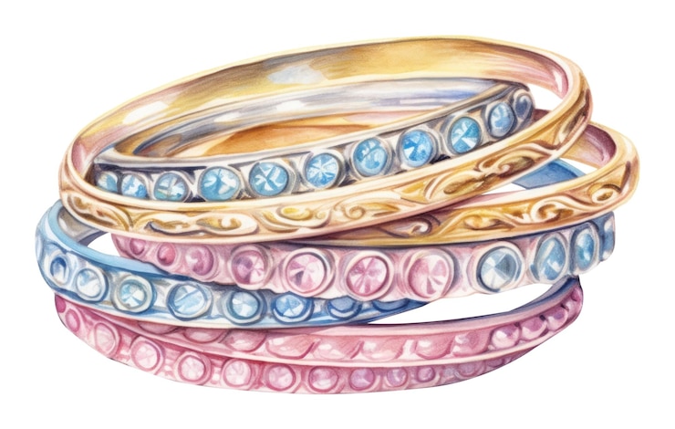 Photo png jewelry bangles white background accessories