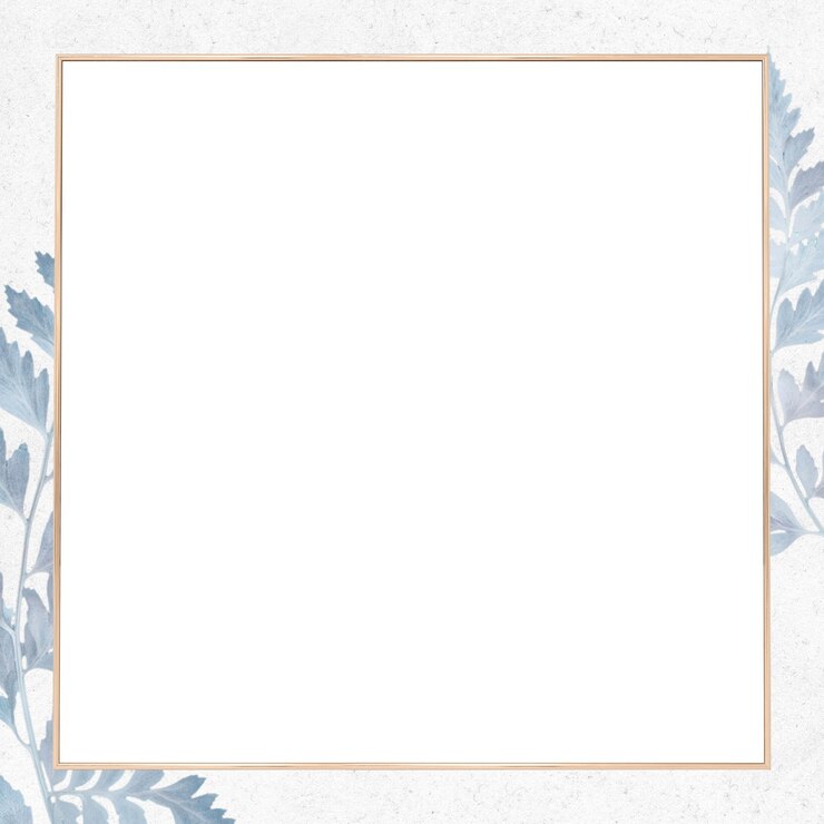 Photo png leatherleaf fern frame transparent background