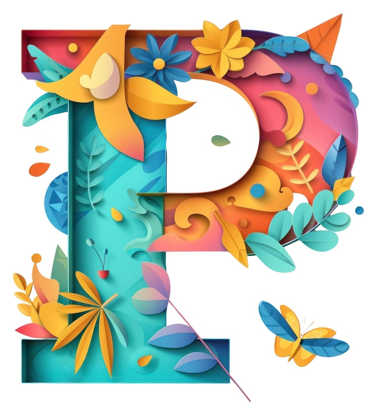 Photo png letter p alphabet font art