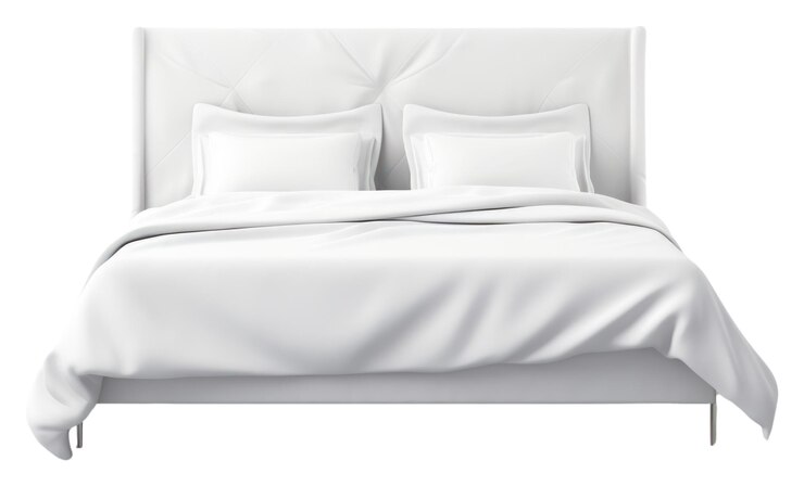 Foto png moderne witte bedmeubels kussen slaapkamer