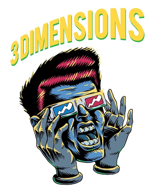 png movie three dimensions element transparent background
