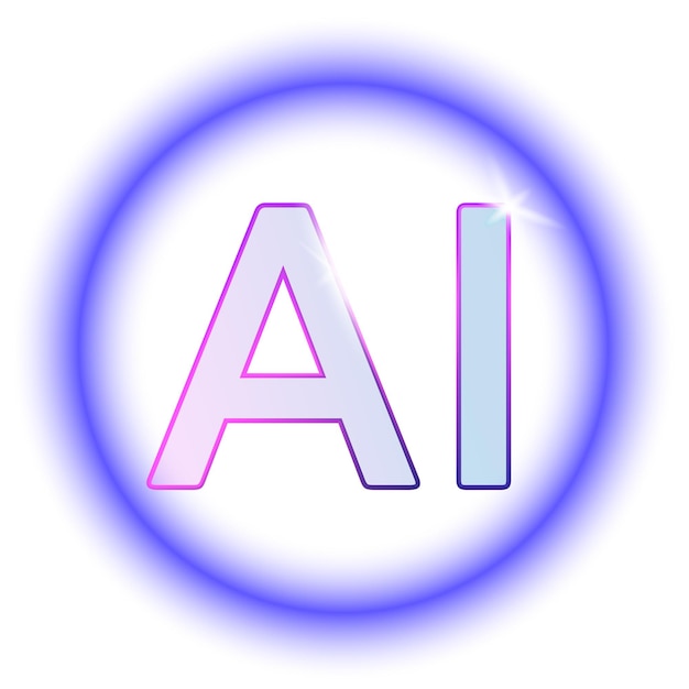 PNG ネオンの人工知能のアイコン 透明な背景