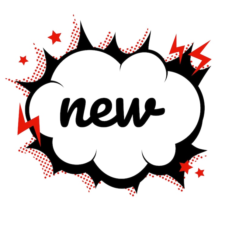 Foto png nieuwe woordspraak bubble comic clipart