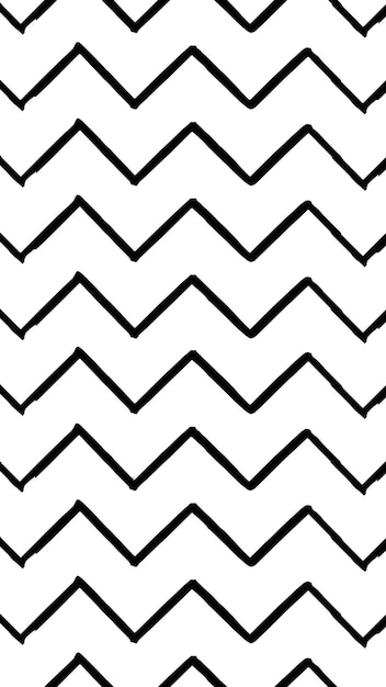 png pattern of zigzag ink brush texture transparent background