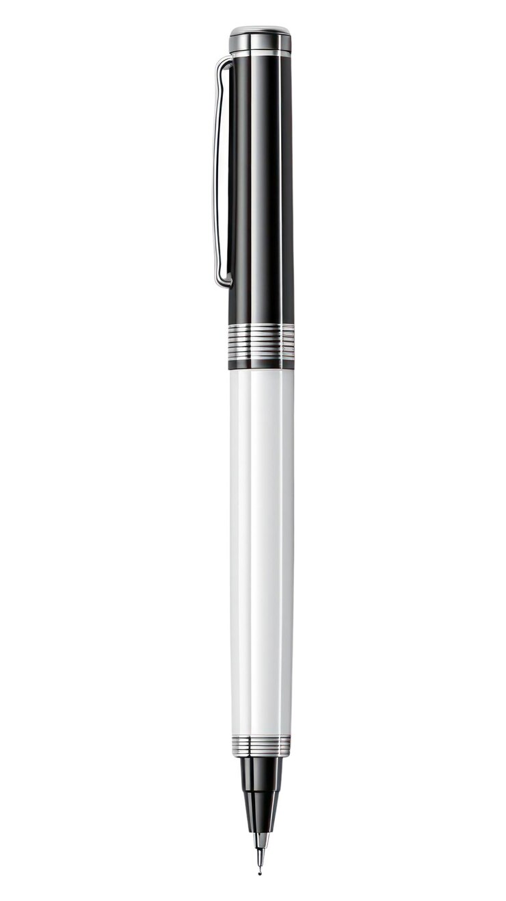 Photo png pen white background silver glass