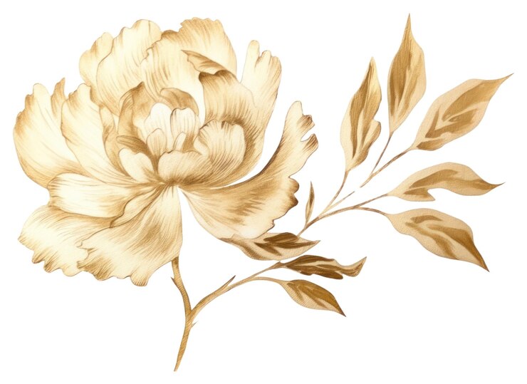 Photo png peony pattern drawing flower