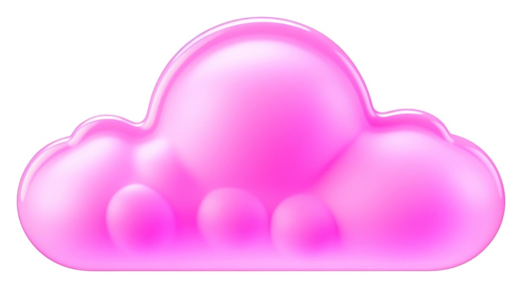 Photo png pink cloud neon abstract purple light