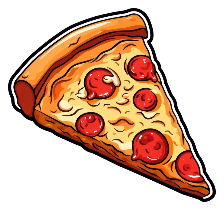 Foto png pizza sticker voedsel snoepwaren pepperoni