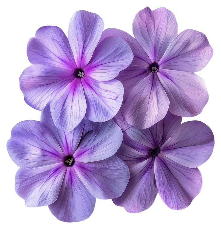 Photo png purple flowers with delicate petals