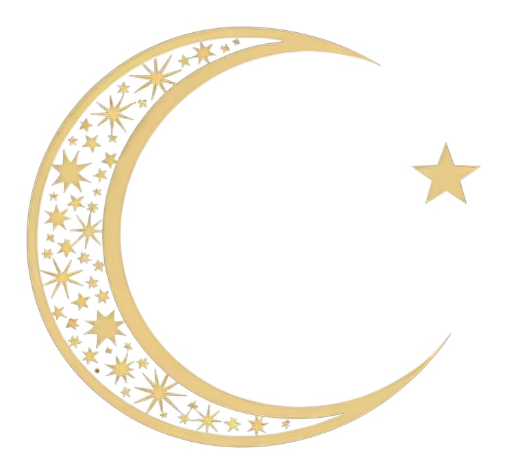 Photo png ramadan crescent moon astronomy night astrology