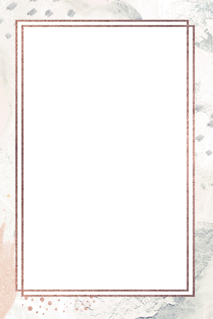 Photo png rectangular frame elegant beige memphis brush stroke transparent background