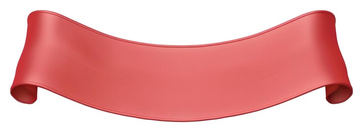 Photo png red ribbon banner illustration