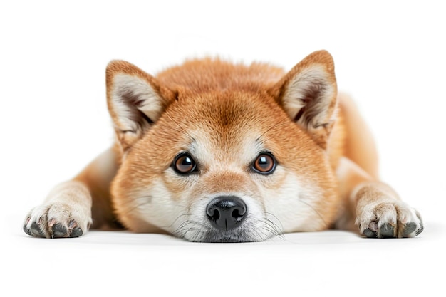 Photo png shiba dog peeking mammal animal