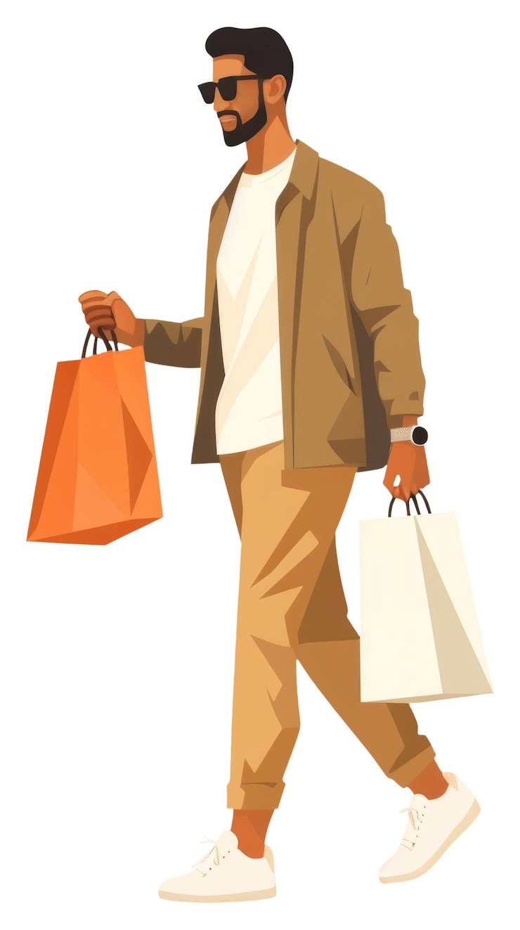 Photo png shopping adult bag man