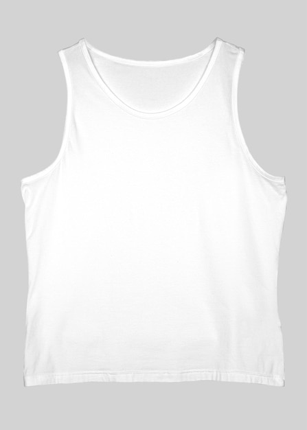 Png sleeveless muscle shirt transparent mockup streetwear fashion