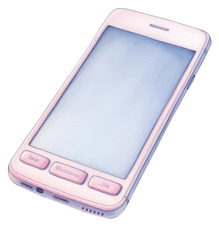 Photo png スマートフォン 白い背景 携帯 電子機器