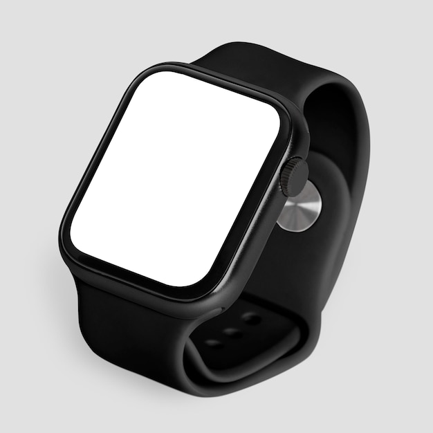 PNG smartwatch screen mockup transparent design realistic digital device