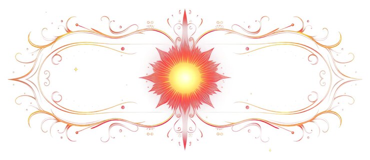 फोटो png sun border fireworks pattern light