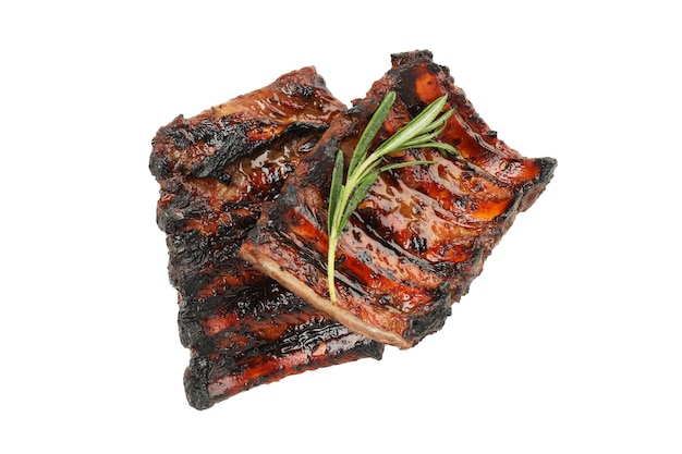 PNG Вкусное мясо барбекю на белом фоне