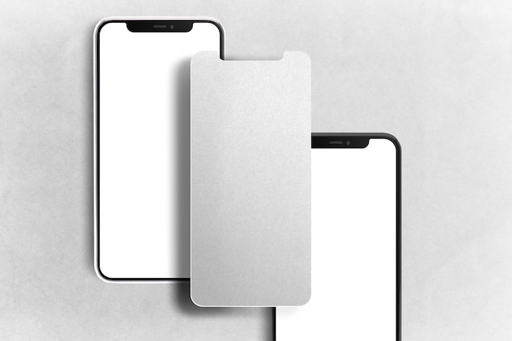 Photo png 透明な電話画面モックアップ