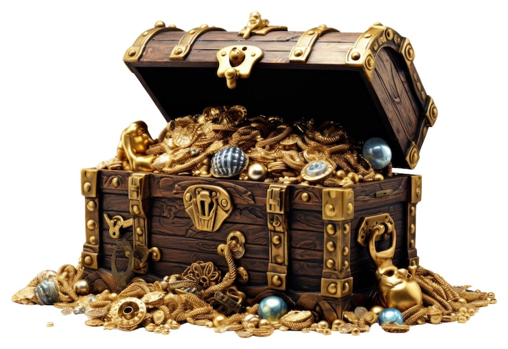 Photo png treasure chest filled with riches
