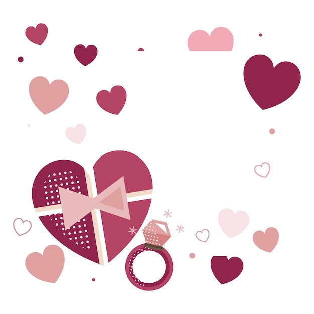 png valentines day blank transparent background