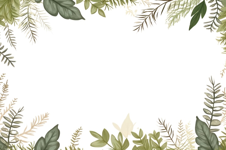 Foto png varens met kleine bloemen achtergrond patroon natuur