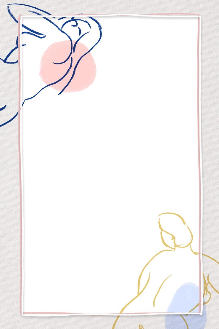 Photo png vintage nude lady frame illustration