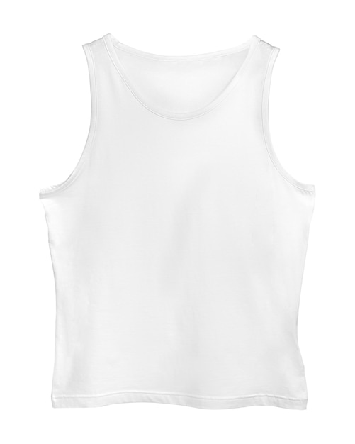 PNG vrouwen witte tank top mockup