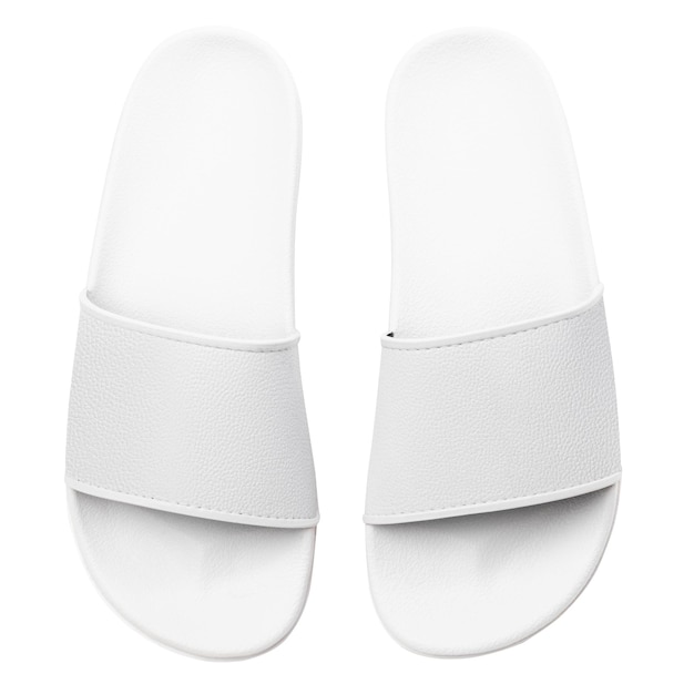 Png witte sandalen mockup zomer schoenen mode
