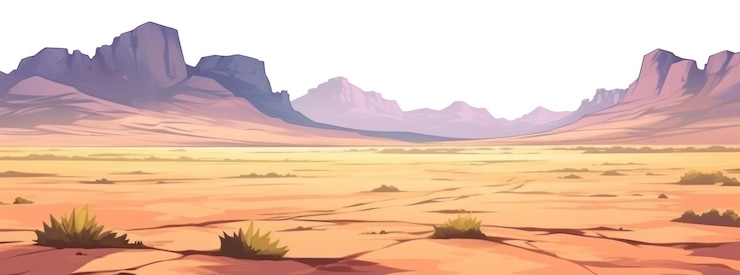 Foto png woestijnlandschap achtergrond buiten