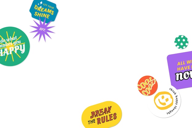 png word sticker corner border frame