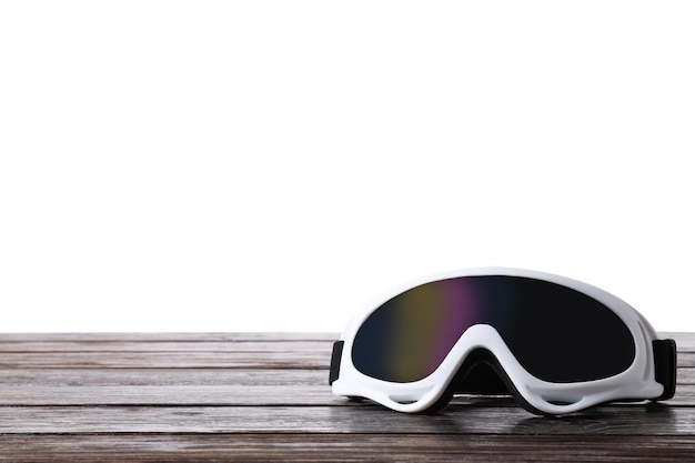 Photo pngwhite ski goggles isolated on white background