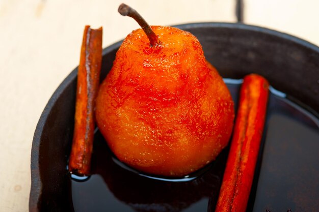 Poached pears delicious home made recipe