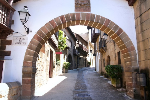 Poble Espanyol Spanish village in Barcelona Spain