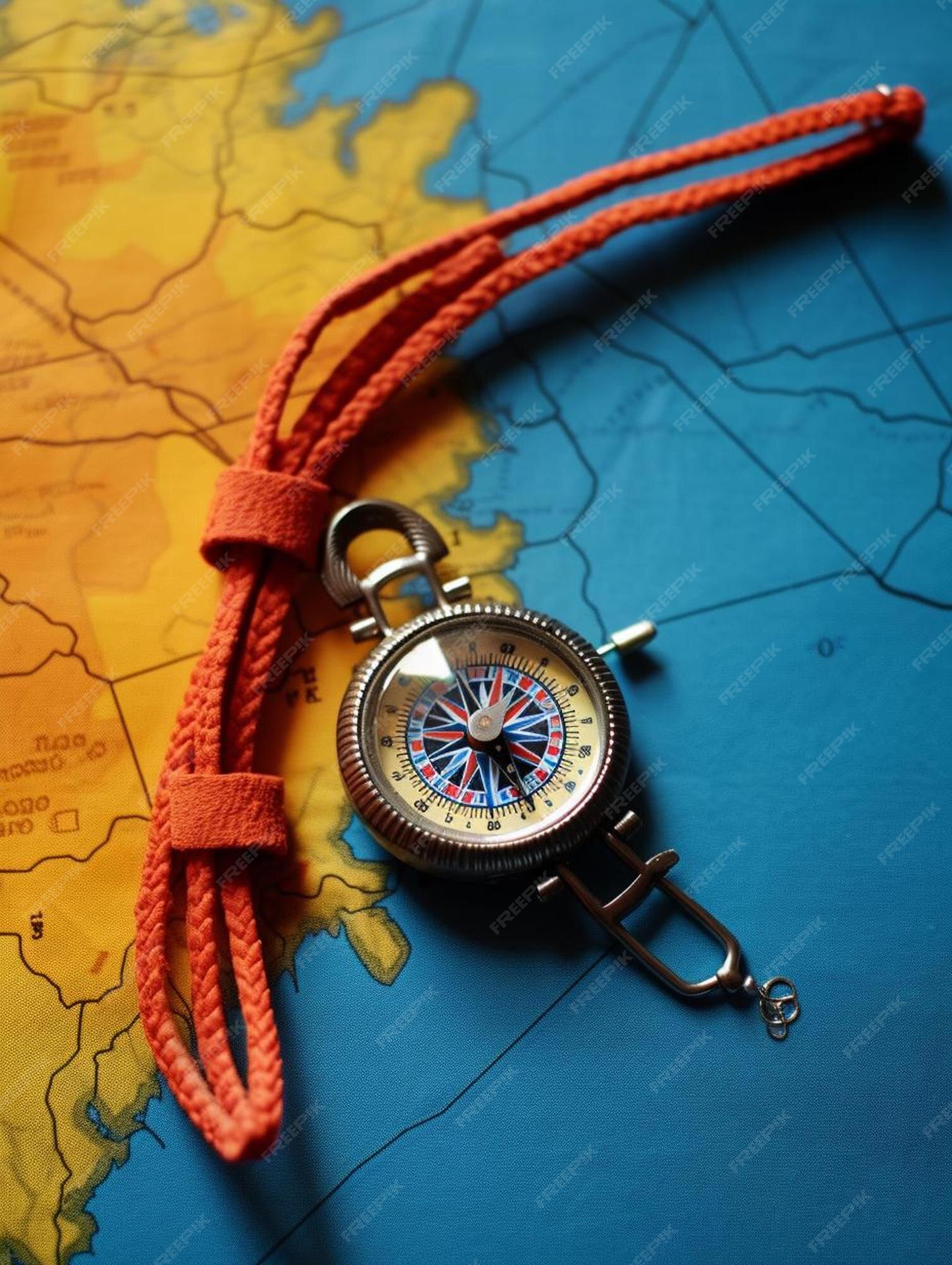 premium-ai-image-a-pocket-watch-is-on-a-map-that-says-the-time-is-1