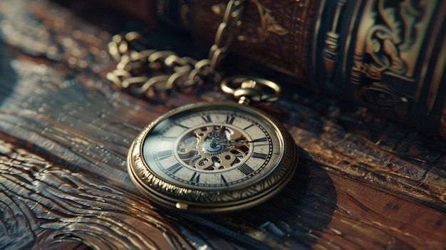 a pocket watch with the time of 11  05