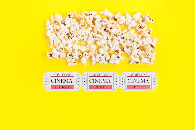 pocorn and tickets