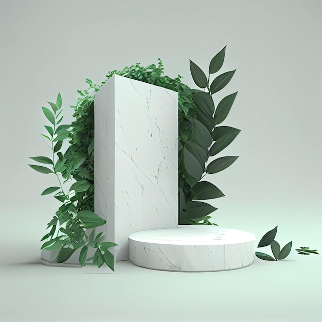 podium 3d background