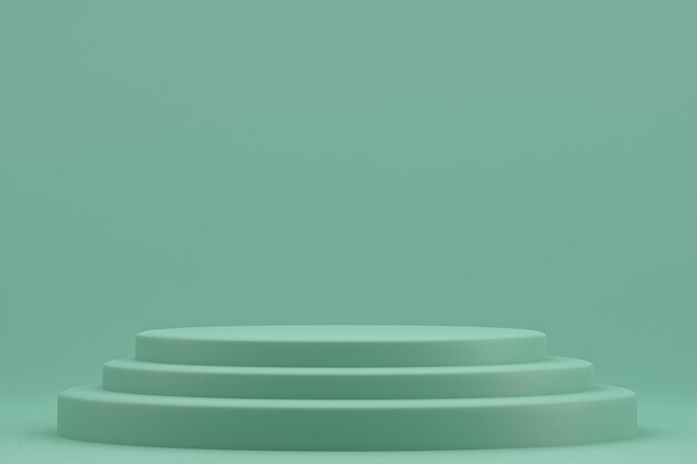 podium minimal or product stand for cosmetic product presentation