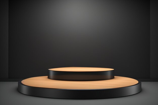 Podium product achtergrond weergave 3d mockup