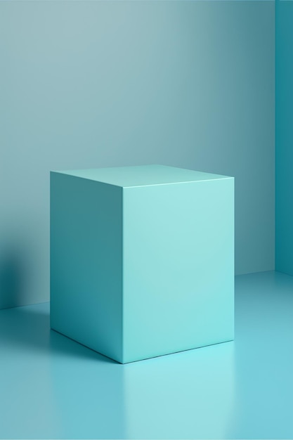 podium for product advertisement or restaurant menus minimalist design