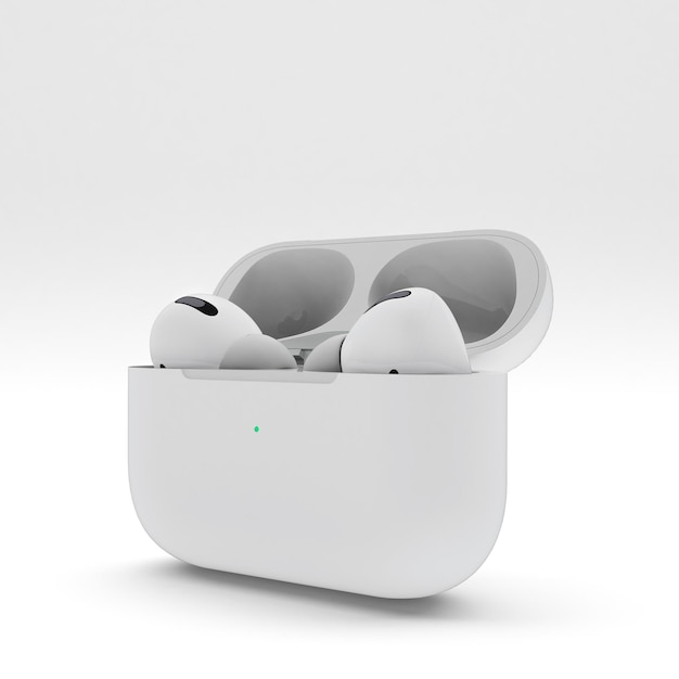 Pods rechterkant op witte achtergrond