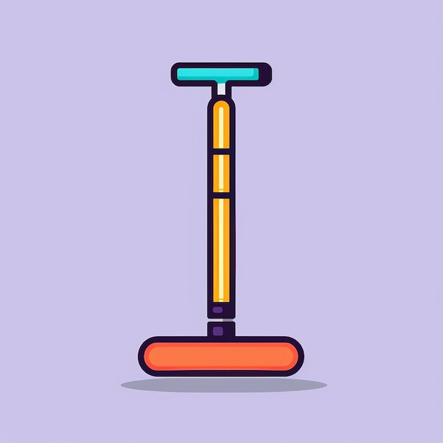 Photo pogo_stick_isolated_modern_line_icon_vector